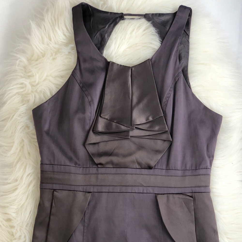 Purple work dress